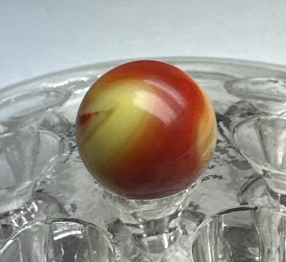 195 Akro Agate Prize Name Vintage Marble! Mint .650”