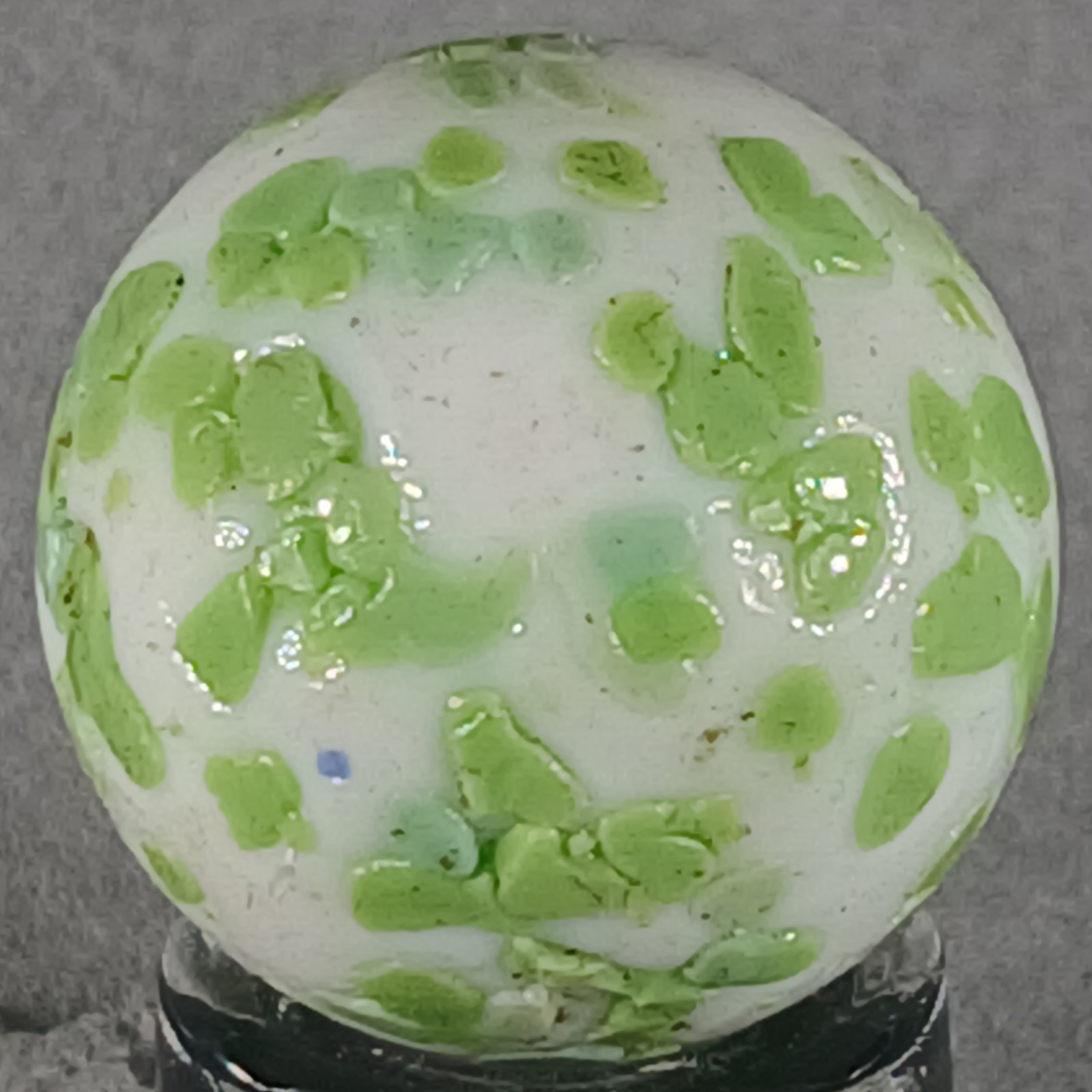 King Marbles White Cosmic .62 Inches Near-Mint Condition Combined Shipping