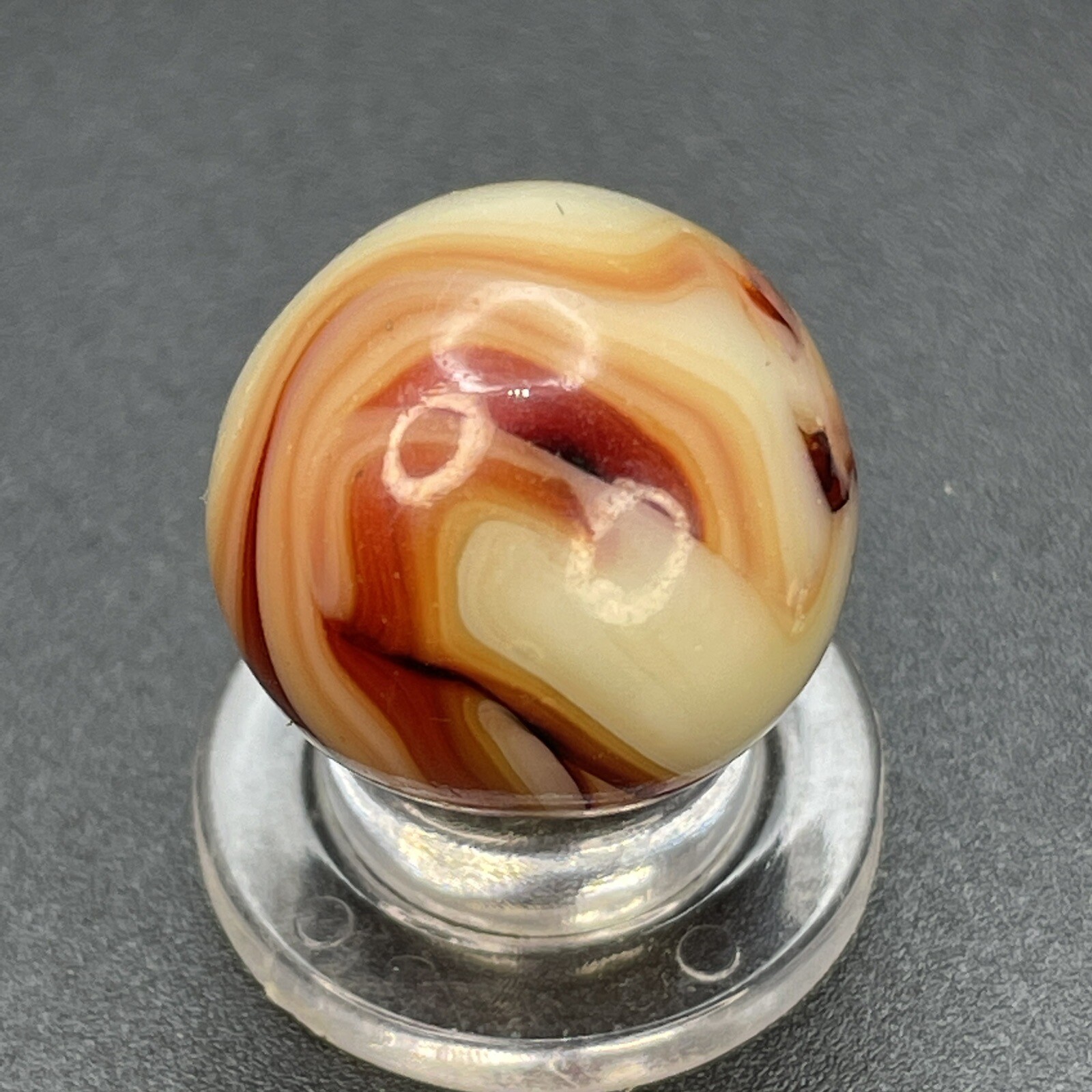 Alley or Champion Swirl Marble Other Swirl Mystery Vintage Marbles 0.629”