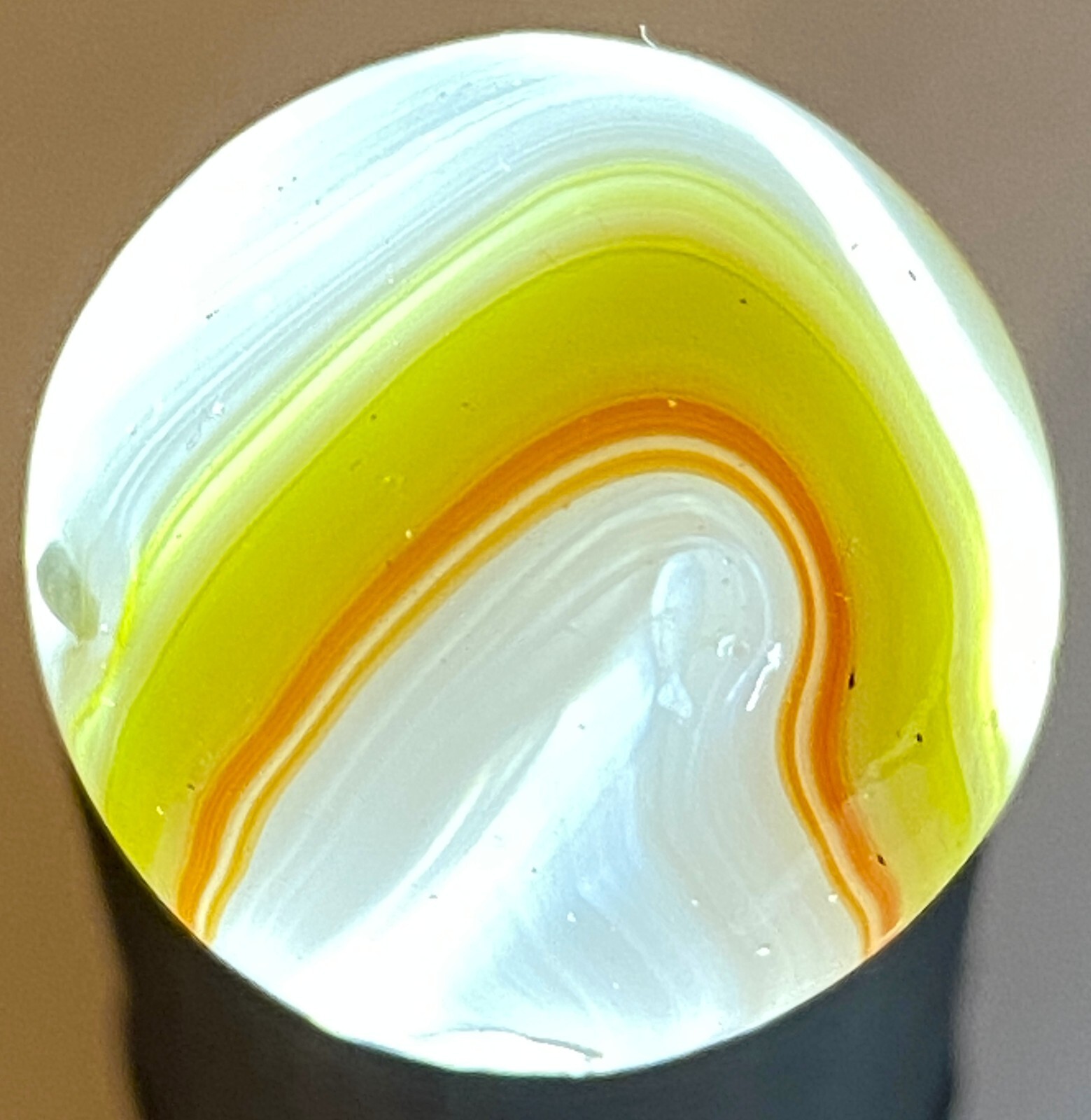 WV/DAS/SAMMY’S/JABO RARE COLORS TRANSPARENT WHISPY SWIRLED SHOOTER .71″ M215