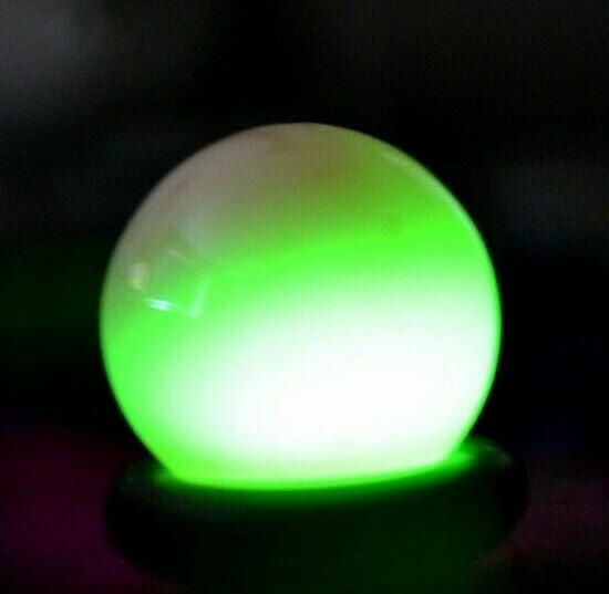MARBLE KING GLASS MARBLE/.593″BURMESE UV BLACK LIGHT,NEON GREEN,MAUVE,CREAM