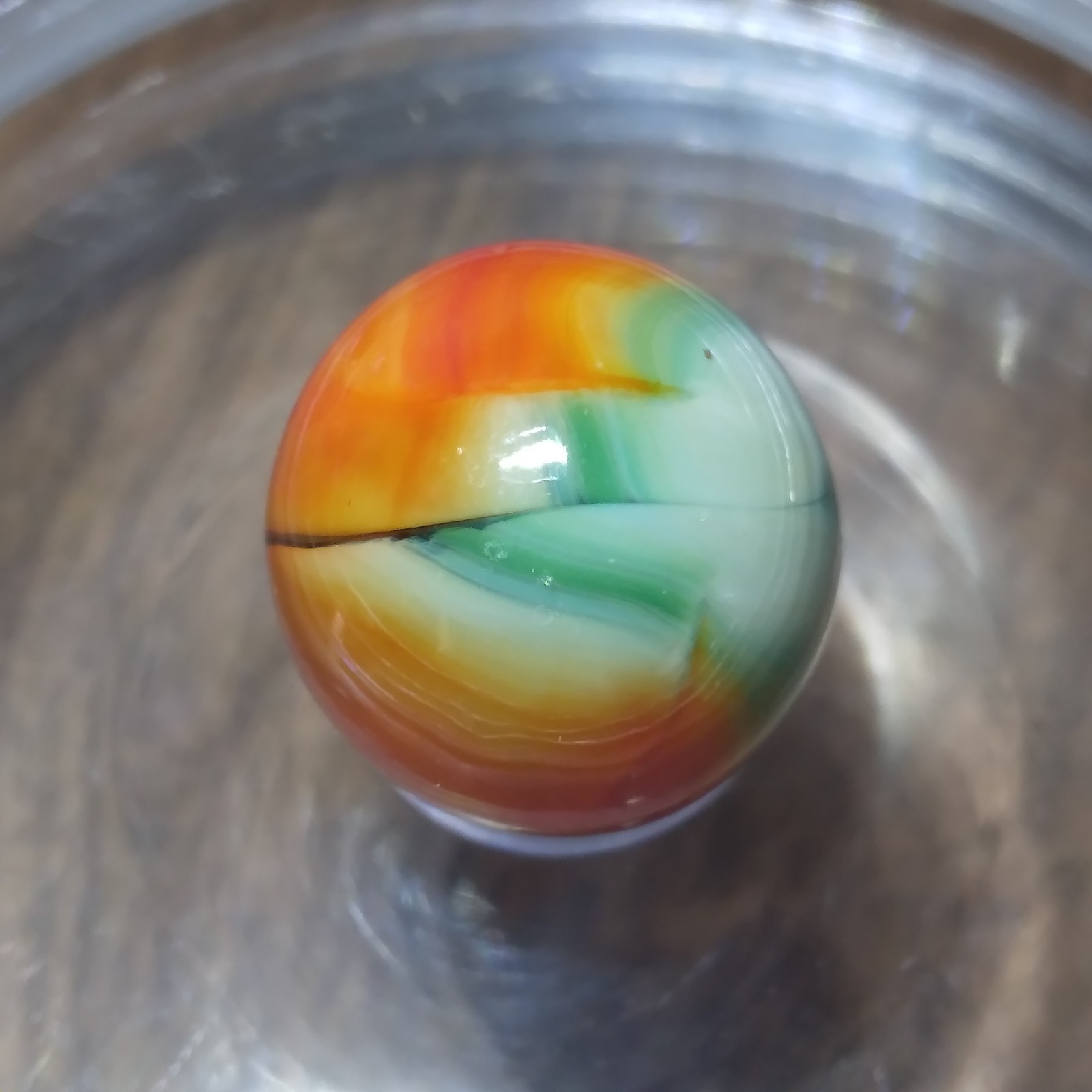 Premium Lot- 5 Vintage Marbles- Vitro Jabo DAS Alley Ravenswood- c8