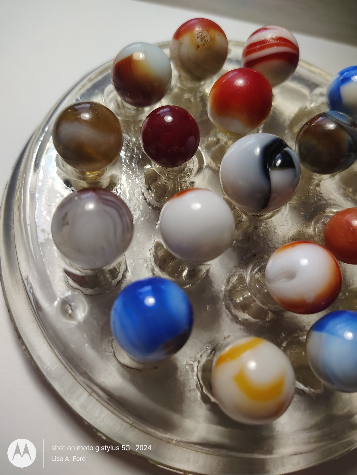 Vintage Marbles Lot of 19 Akro Agate Peltier Vitro Alley Estate Find WOW LOOK!