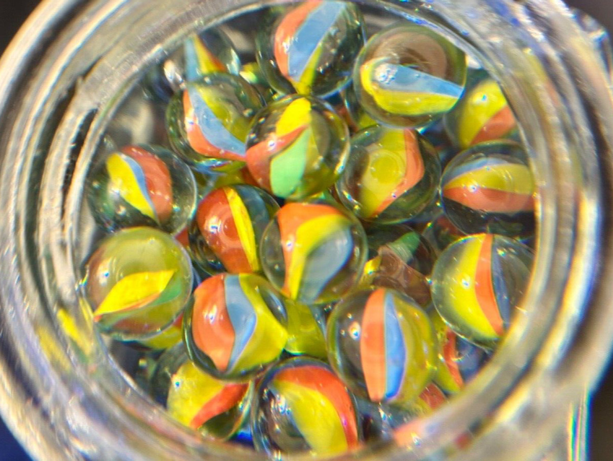 Vintage Glass Marbles Big Lot, Small-Medium You Get All Three Jars