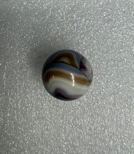 Lot of 5 Vintage Swirl Marbles Jabo Akro Peltier Vitro Christensen Diff Sizes