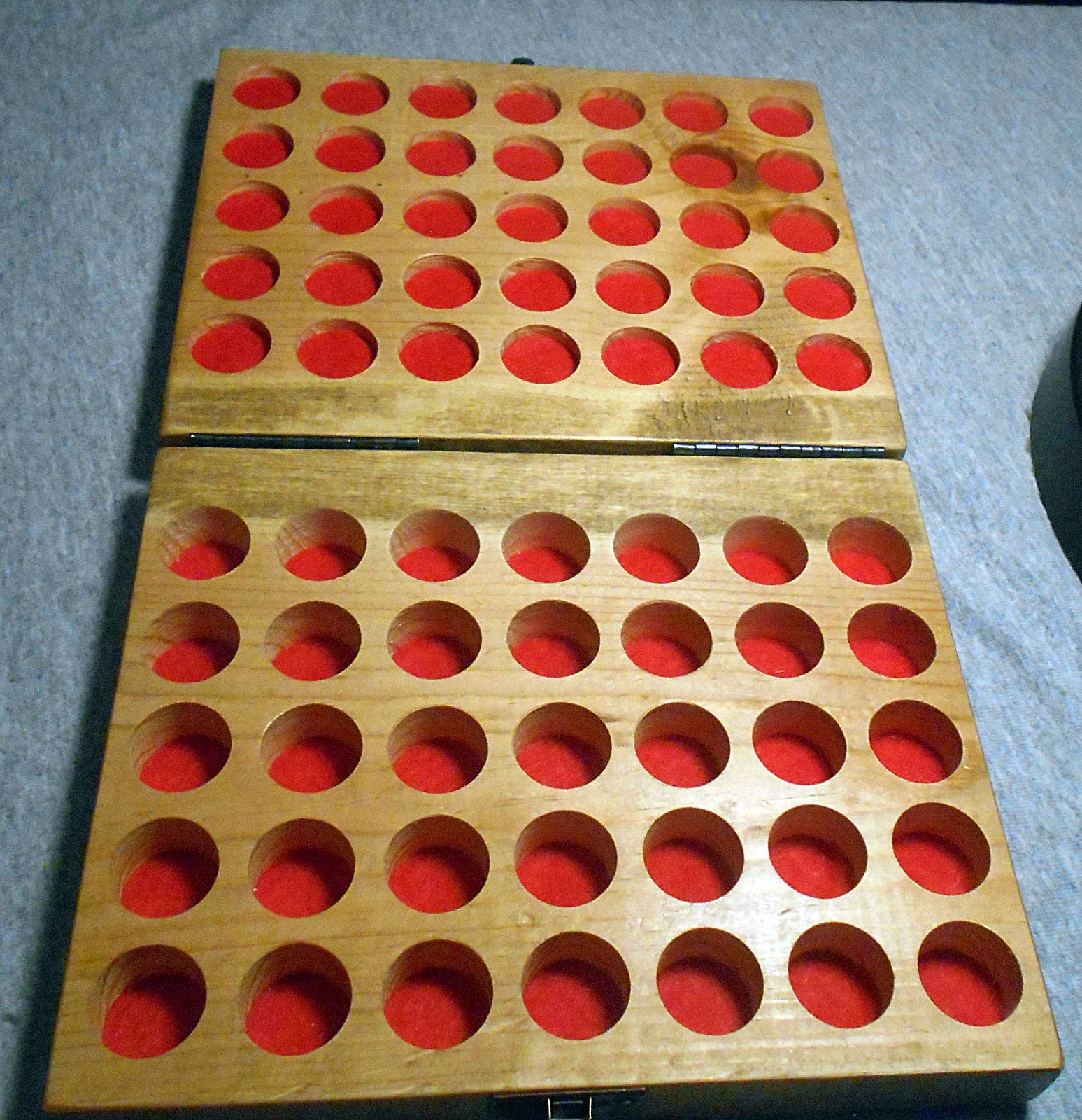 hand made marbles display keeper case box wood beautiful #003 AKRO PELT VITRO