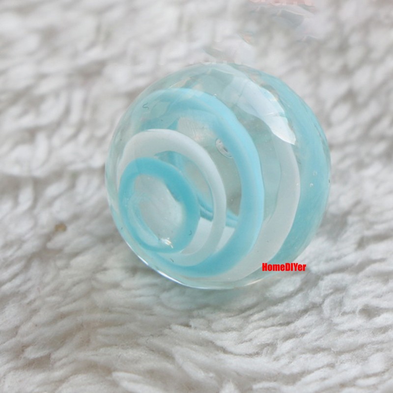 16mm Sea-Blue Glass Marbles Traditional Kid’s Toys Games Craft Decorative Balls