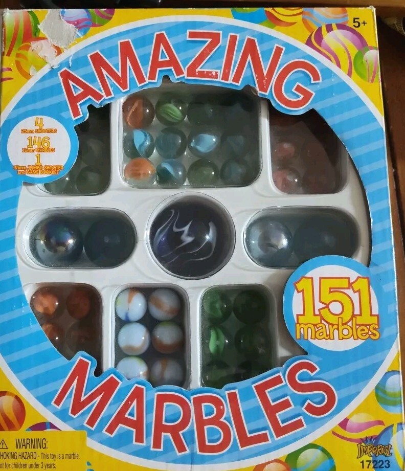 Imperial Amazing Marbles 151 Marbles ( Read)