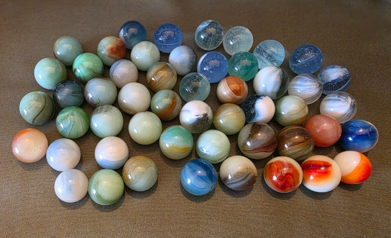 Vintage Marble Lot Master possibly others Beautiful Marbles M/NM Lot 5 Free Ship