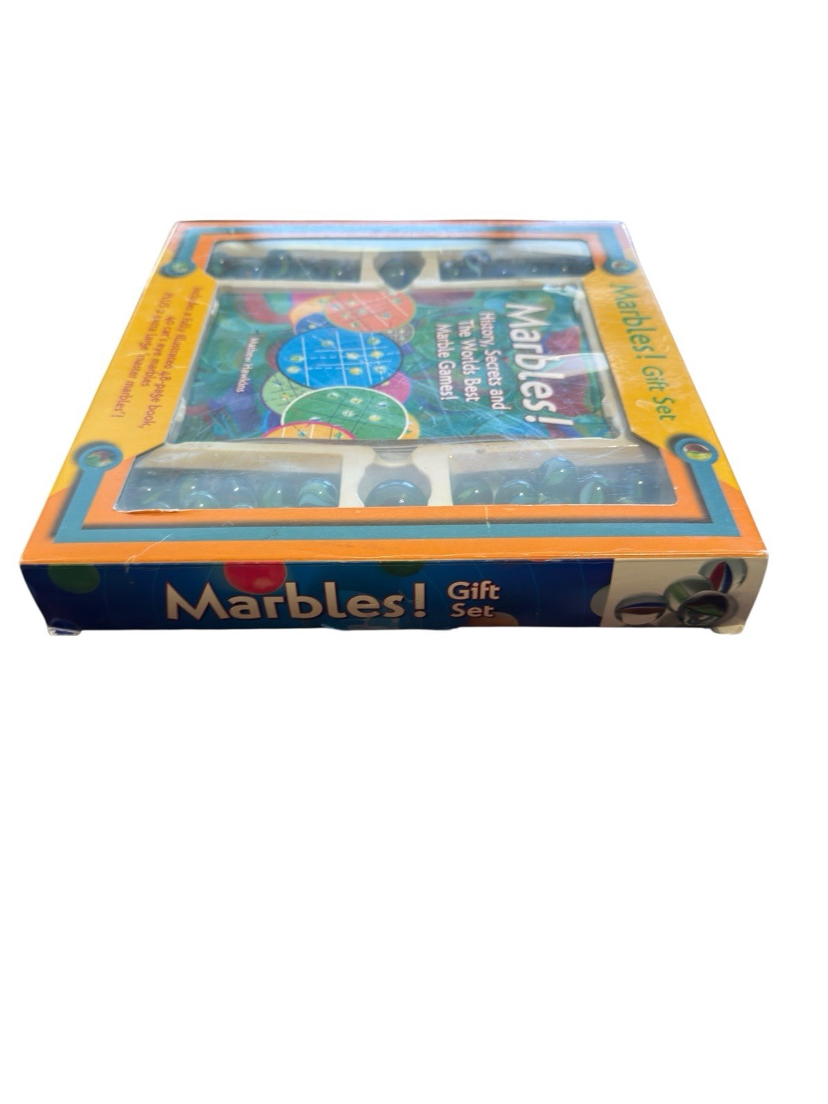 New Marbles, History, Secrets and The Worlds Best Marble Games! Gift Set