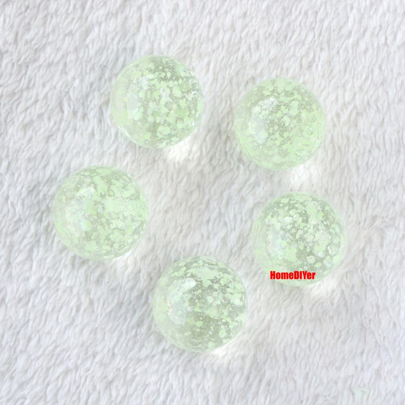 25mm Glow In The Dark Shooter Glass Marbles Ball Craft Fish Tank Vase Decorative