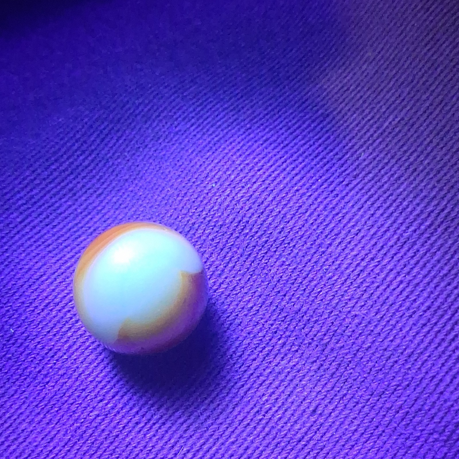 Orange, White, and Brown Swirl Machine Made Toy Marbles for Ages 8-17 Years & Up