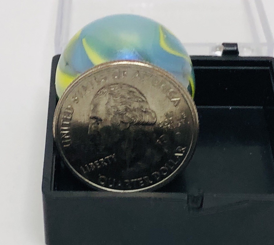 Multicolor￼ ￼Abstract Miller￼ Swirl Glass Shooter Marble