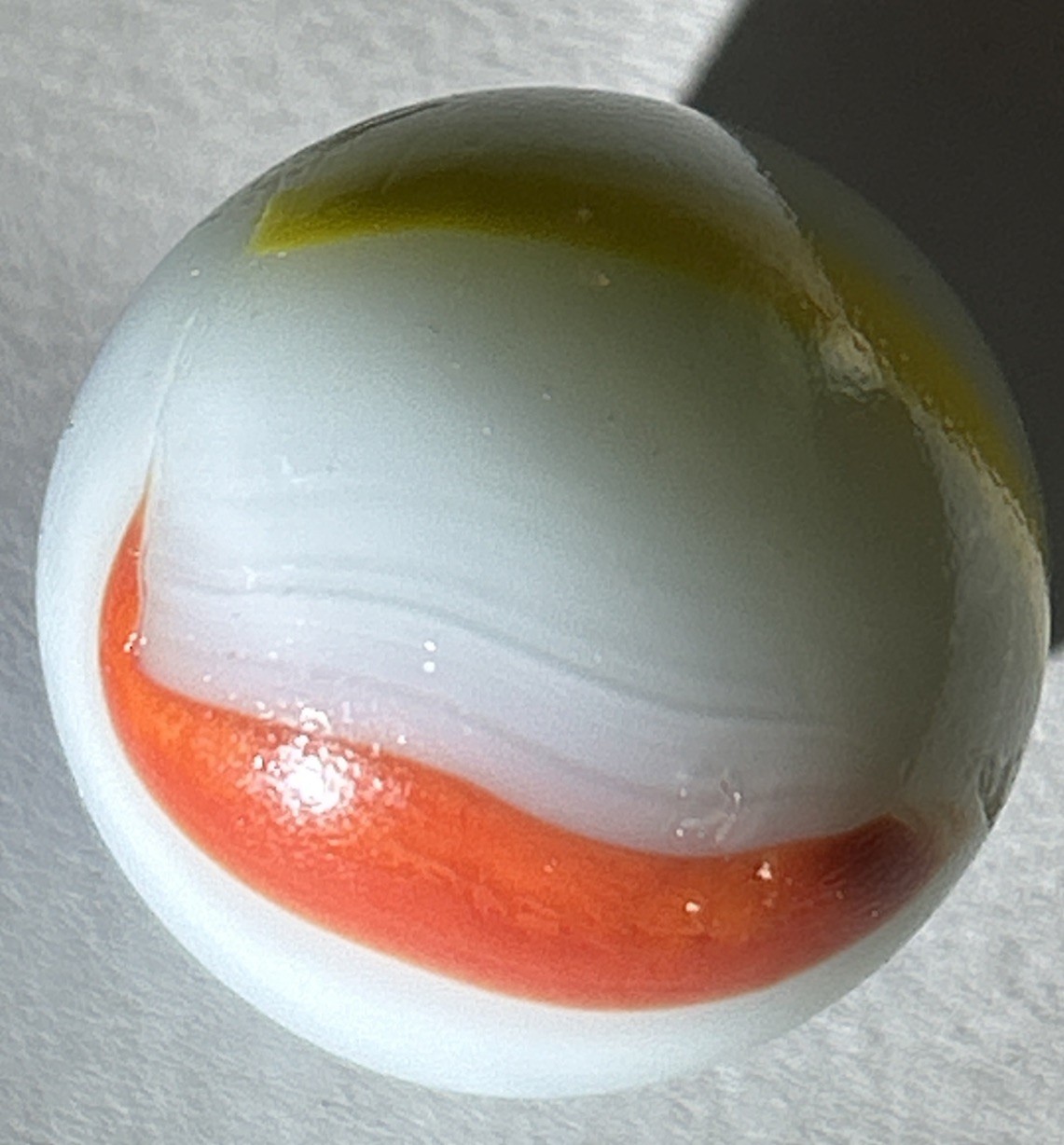 1” PELTIER GLASS COMPANY, National Line Rainbo Ketchup Mustard Blue Sky Picasso