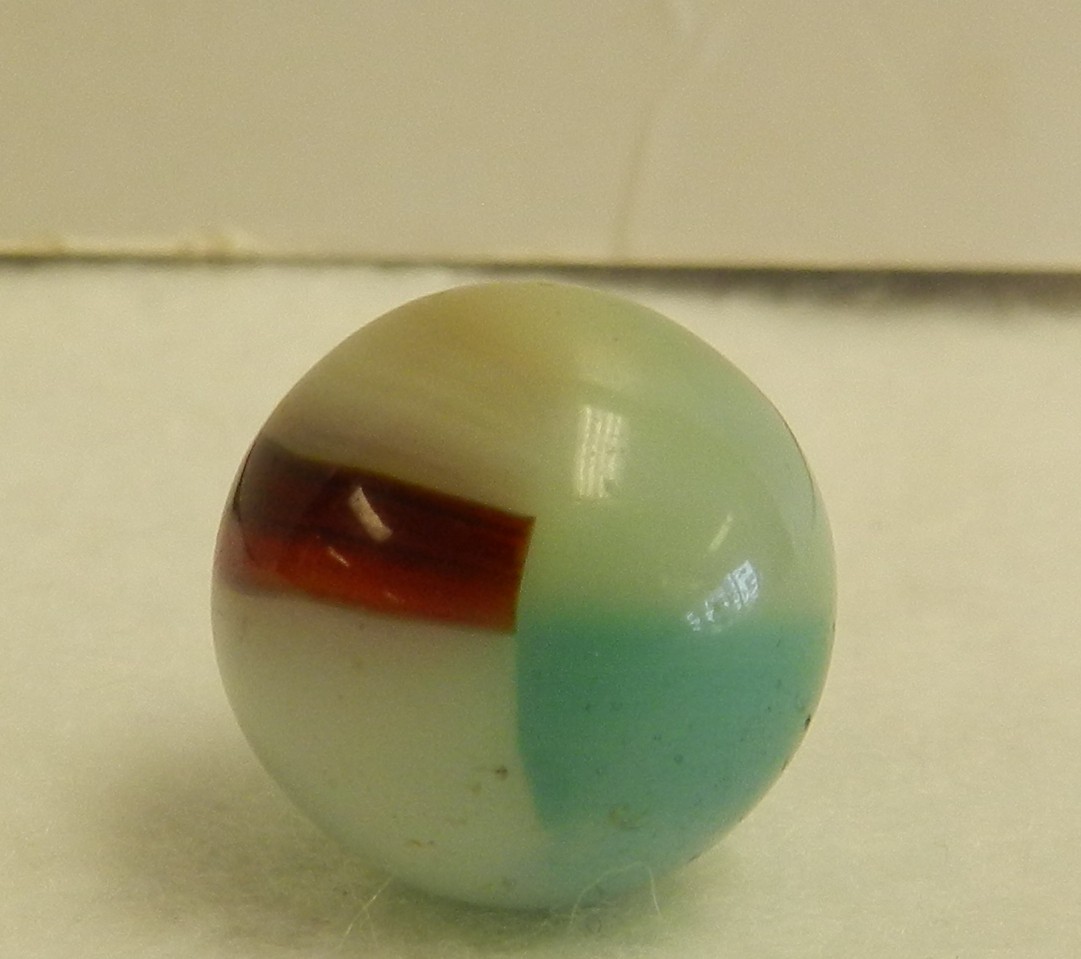 #20277m Vintage Vitro Agate Marble .61 Inches *Near Mint*