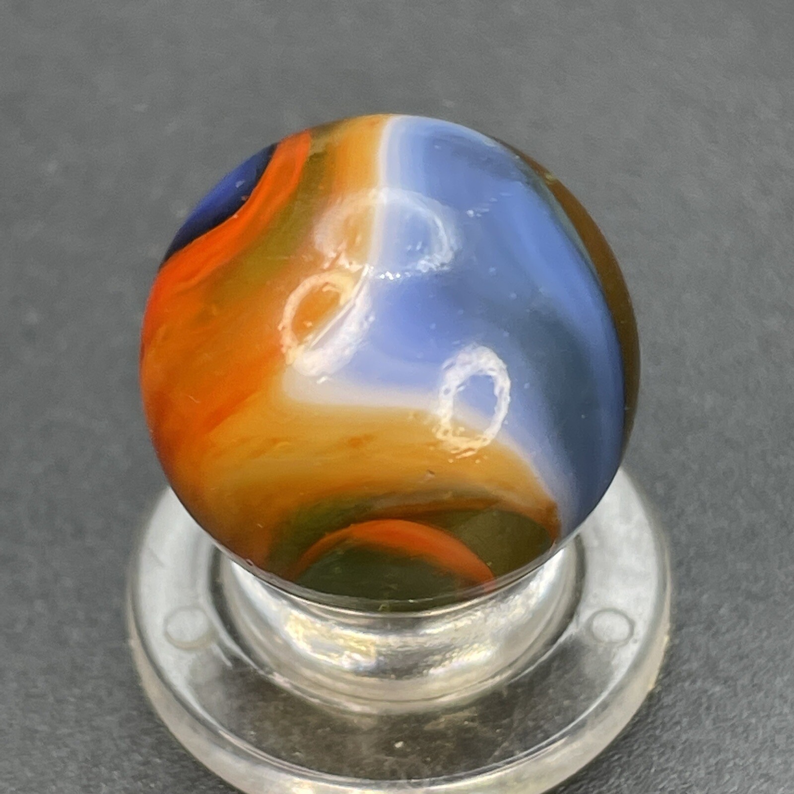 Peltier National Line Rainbo MCS Marble Vintage Marbles 0.629”