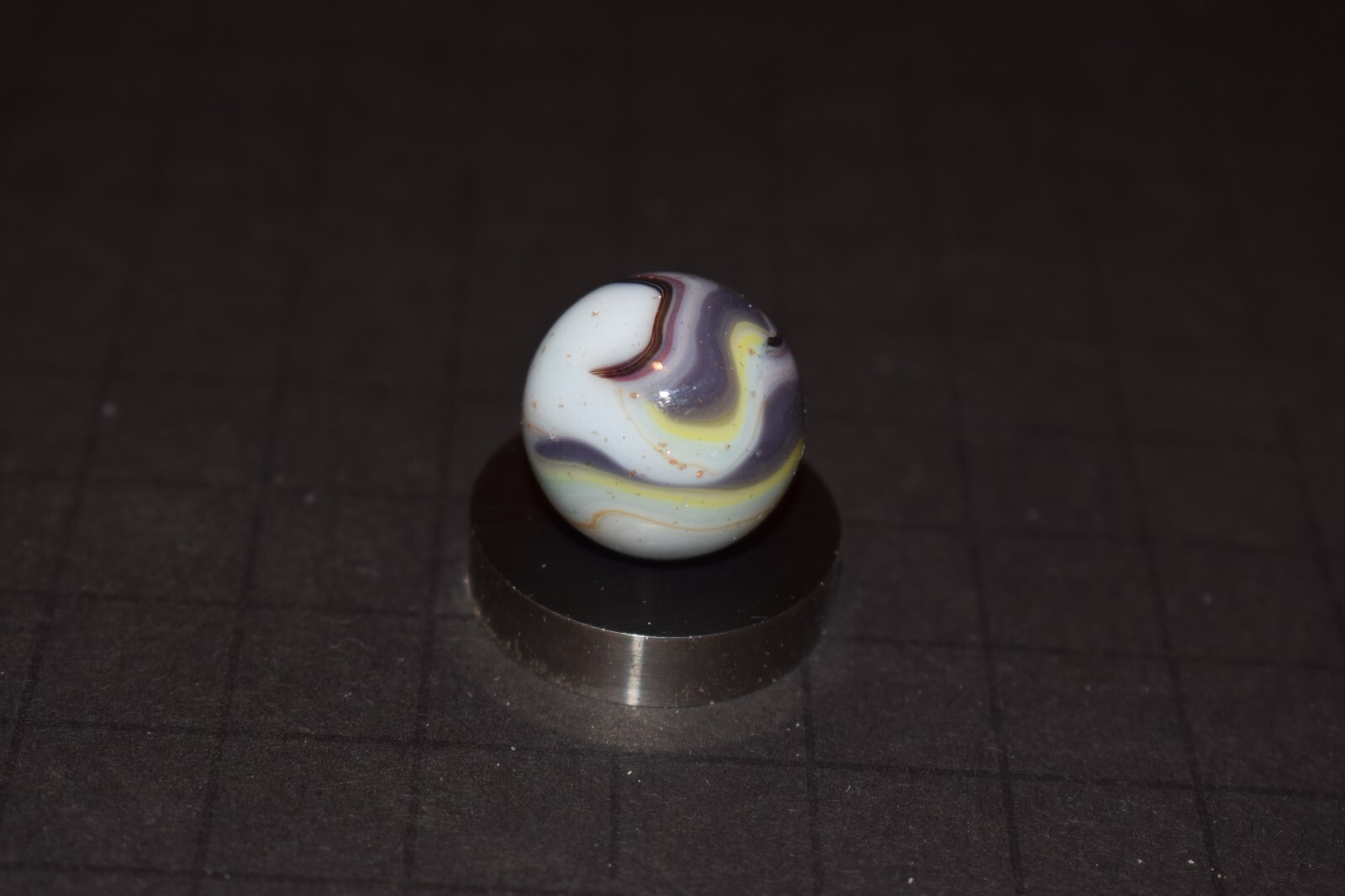 💥JABO/DAS Lavender Adventure Swirl Toy Marble Shooter Size .750″=3/4″Mint 💥
