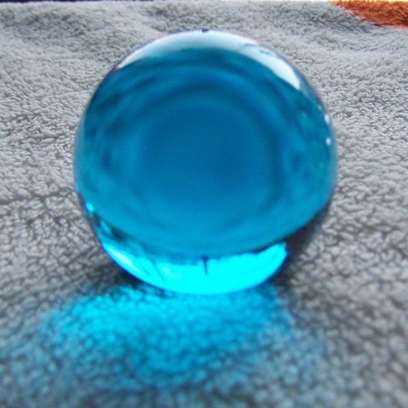 25mm Crystal Glass Ball Beads Marbles Colorful Decorative Sphere DIY Toy Game