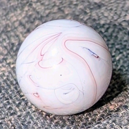 21/32″ Intricate Busy Veiligglas Opaque Swirl 1950s/1960s Vintage Marbles MM