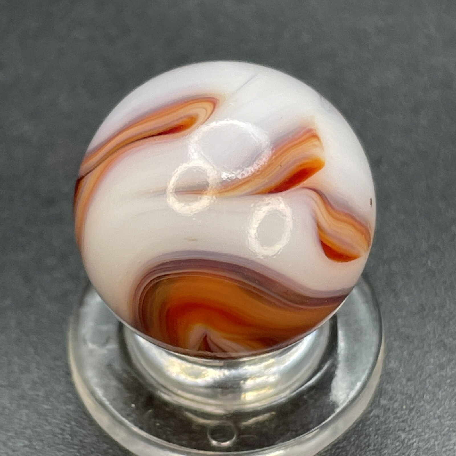 Alley Swirl Marble West Virginia Swirl Marble Vintage Marbles 0.669”