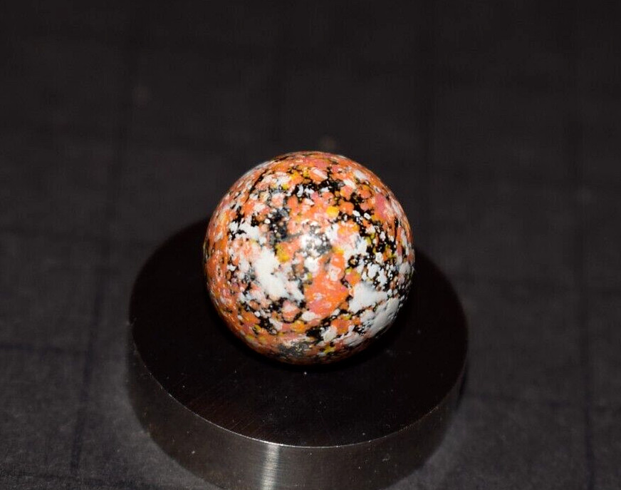 Vintage Vacor Multi-Color Spalter Galaxy Toy Marble, Size .609″=39/64″=16mm MINT