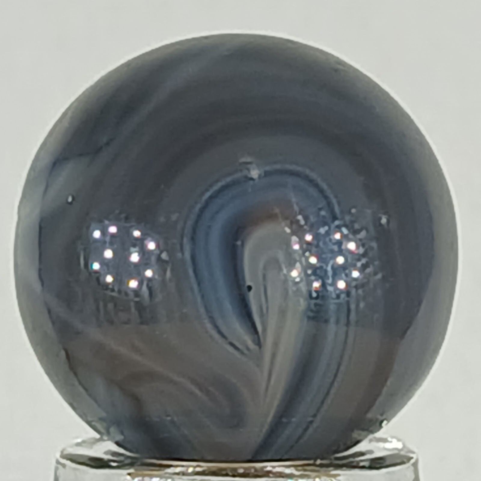 Vintage Champion Swirl Marble .60 Inches Near-Mint Condition