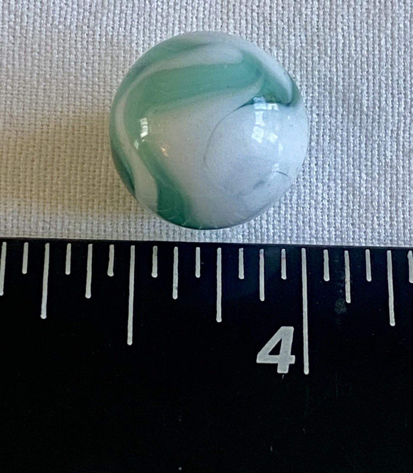 Vintage 1930s Alley Agate Swirl Marble ~9/16”~WWII Vet Estate (WW4)