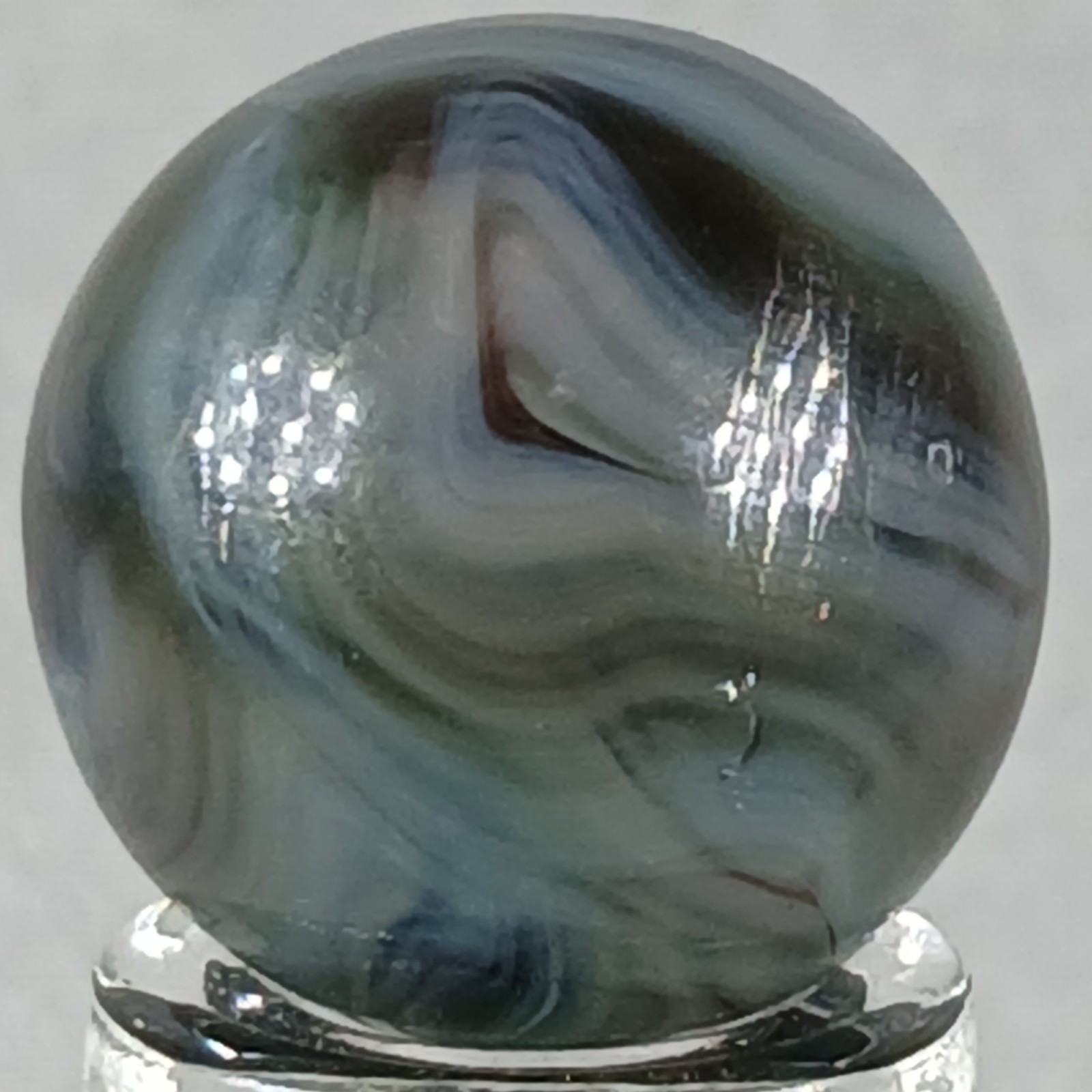 Vintage Champion Swirl Marble .56 Inches Near-Mint Condition Combined Shipping