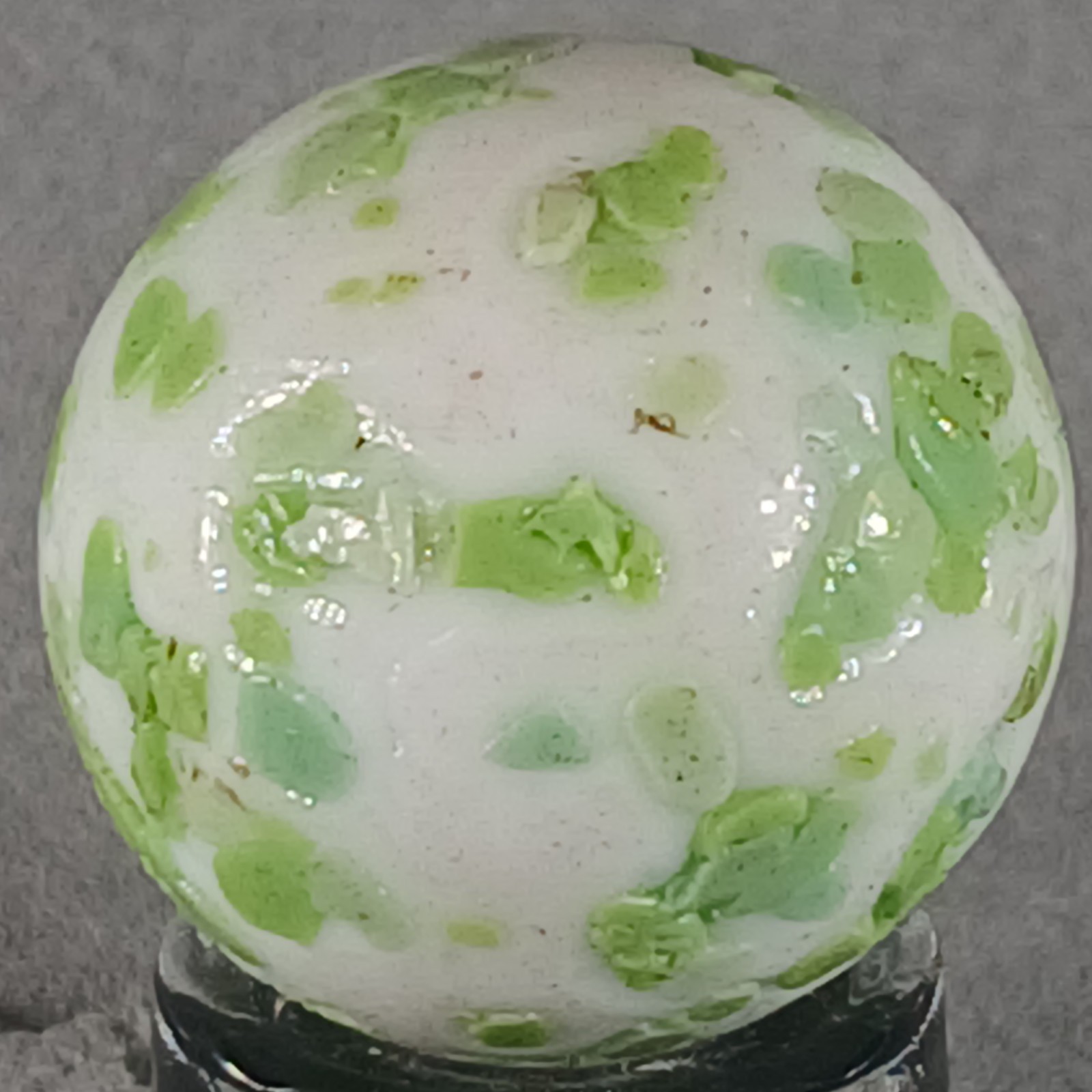 King Marbles White Cosmic .62 Inches Near-Mint Condition Combined Shipping