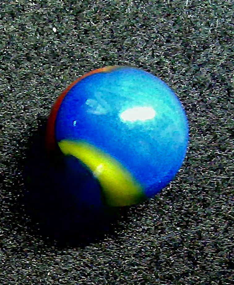 Marble King Red White & Blue Superman 5/8″ Patch Marble (5)