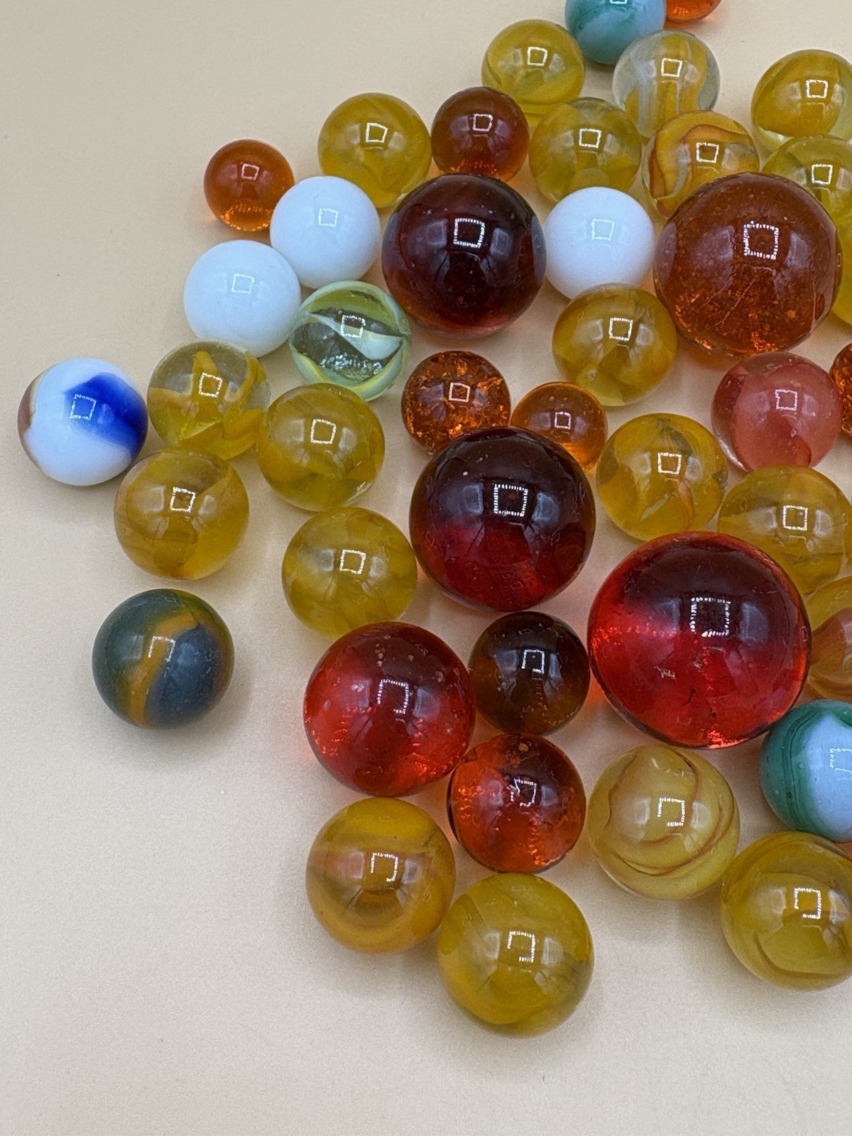 Vintage UV Reactive Marbles Lot
