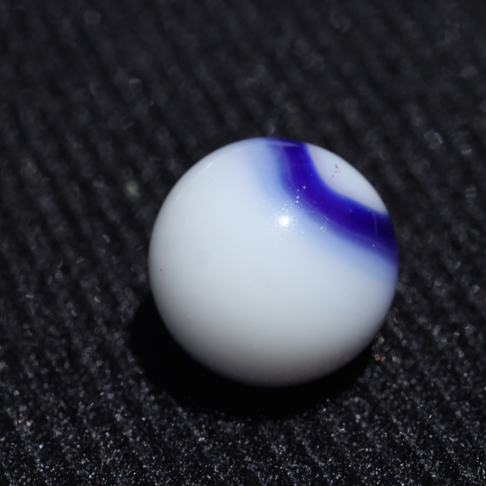 ALLEY Blue and White WV West Virginia Swirl Marble .5/8″ M Combined Shipping