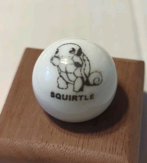 (5) POKÉMON MARBLES STAND INCLUDED Black And White
