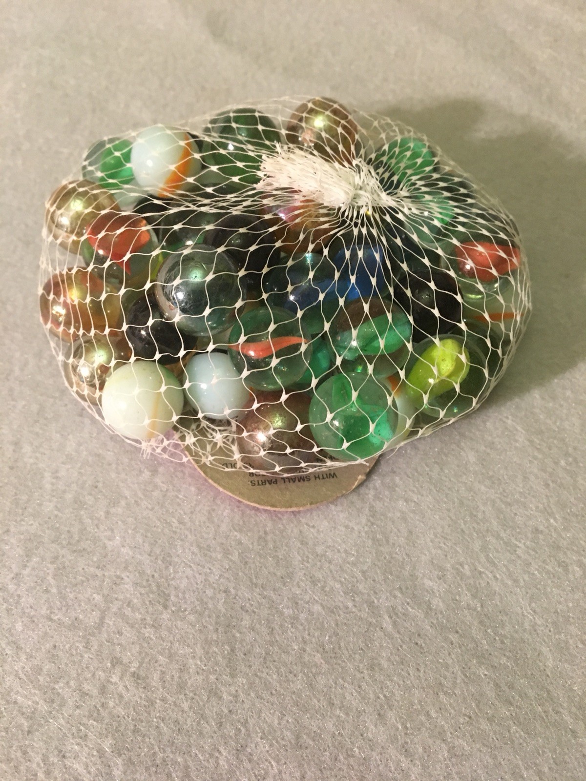c1950s-1960s Champion Marbles Bag Shooter New w/Tag