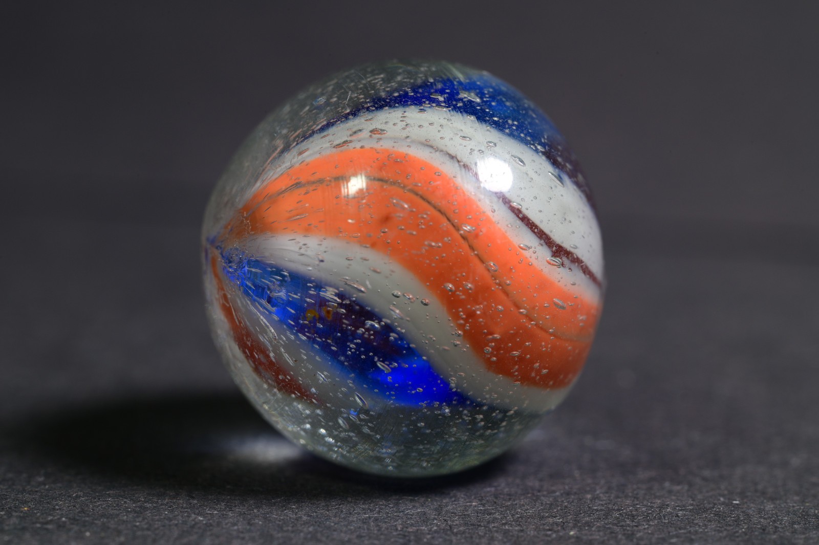 Shooter Naked Jelly Solid Core German Handmade Antique Marble 19.8mm 25/32″