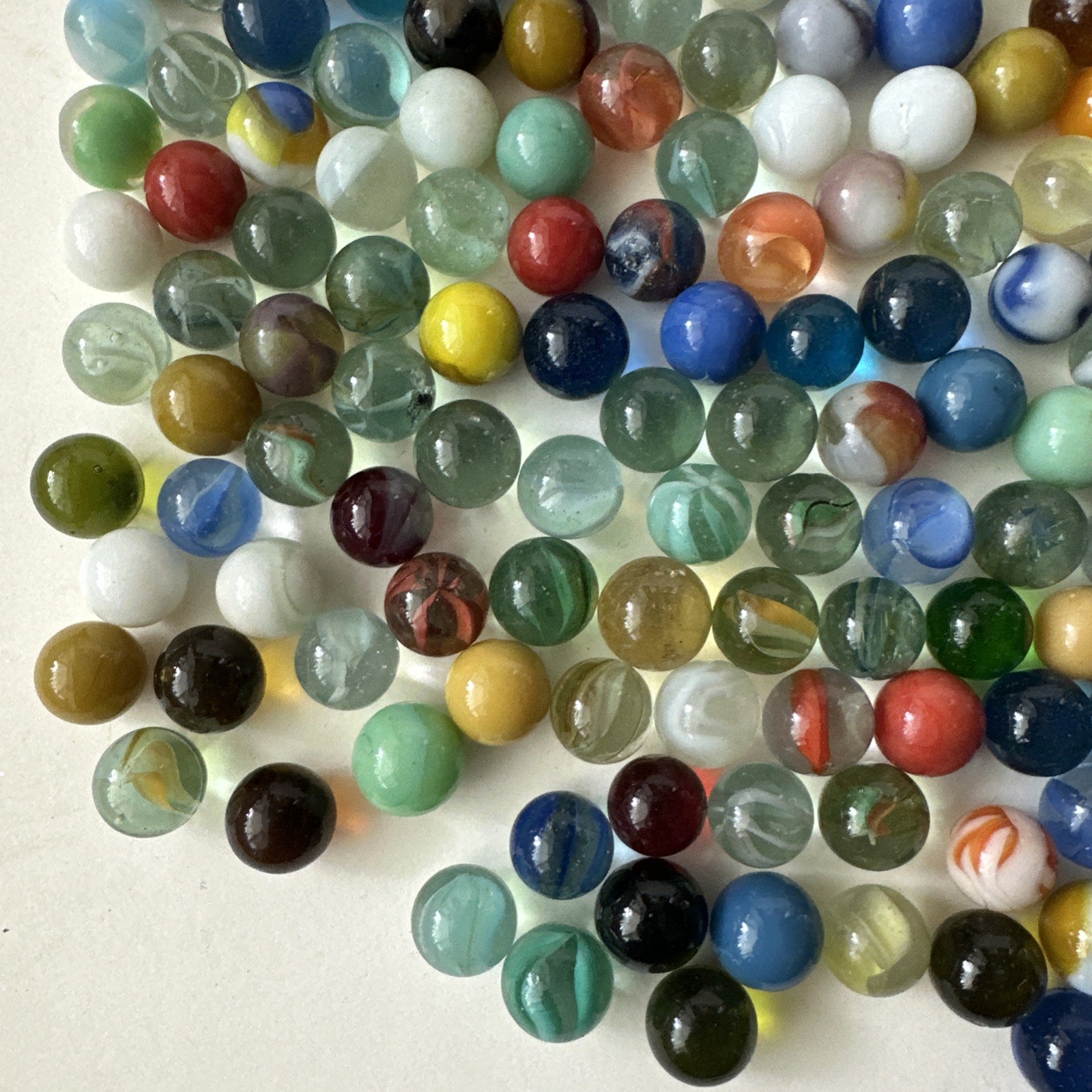 Vintage Marbles Lot Of 350 4lb 5oz