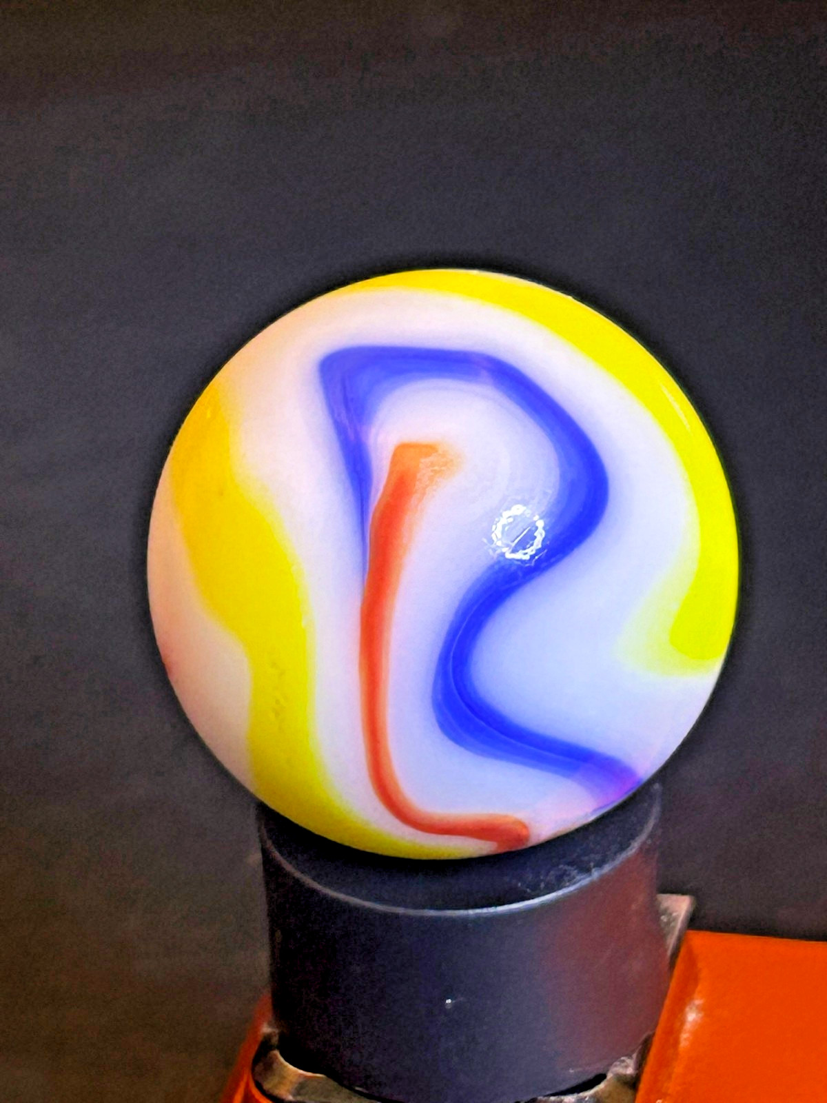 Christensen Agate CAC Swirl Marble Multi-Color Ribbons UV+ .96″ Sh24