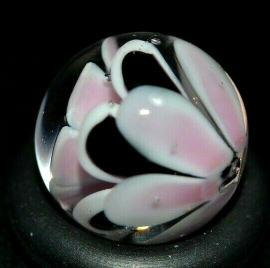 DENIZ DIVLELI GLASS MARBLE/.494″-STRIKING 15 PETAL PEEWEE-3 TIER FLOWER-5 PETALS