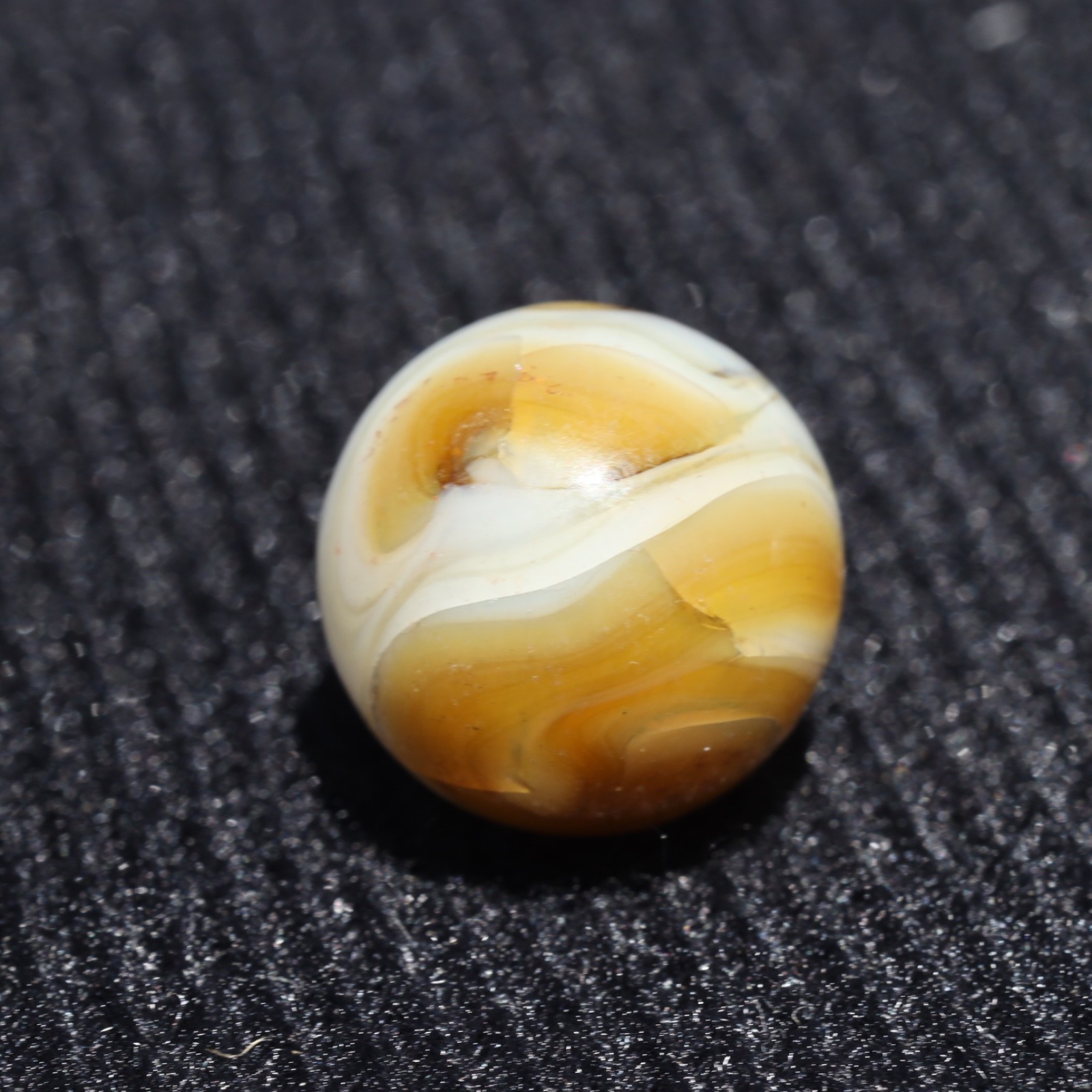 ALLEY Caramel WV West Virginia Swirl Marble 5/8″ M- Combined Shipping