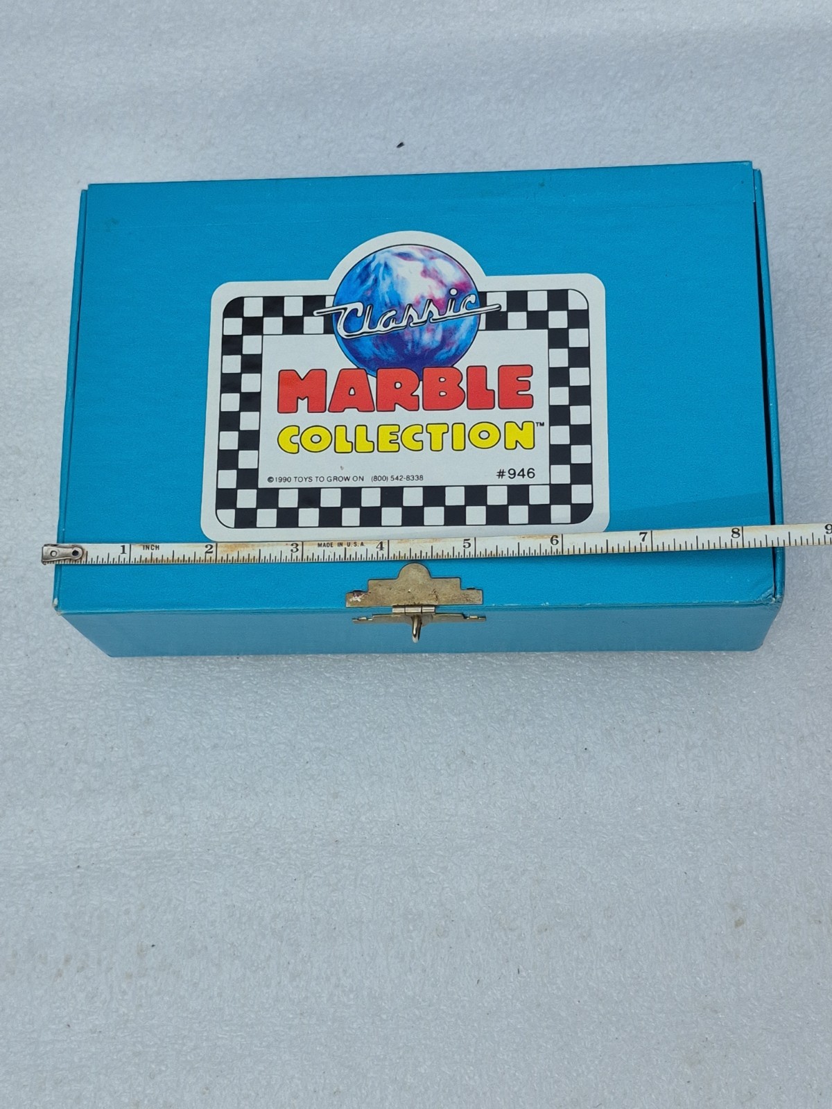 Classic Marble Collection 1990 Toys To Grow On Open Complete Chest Original #946