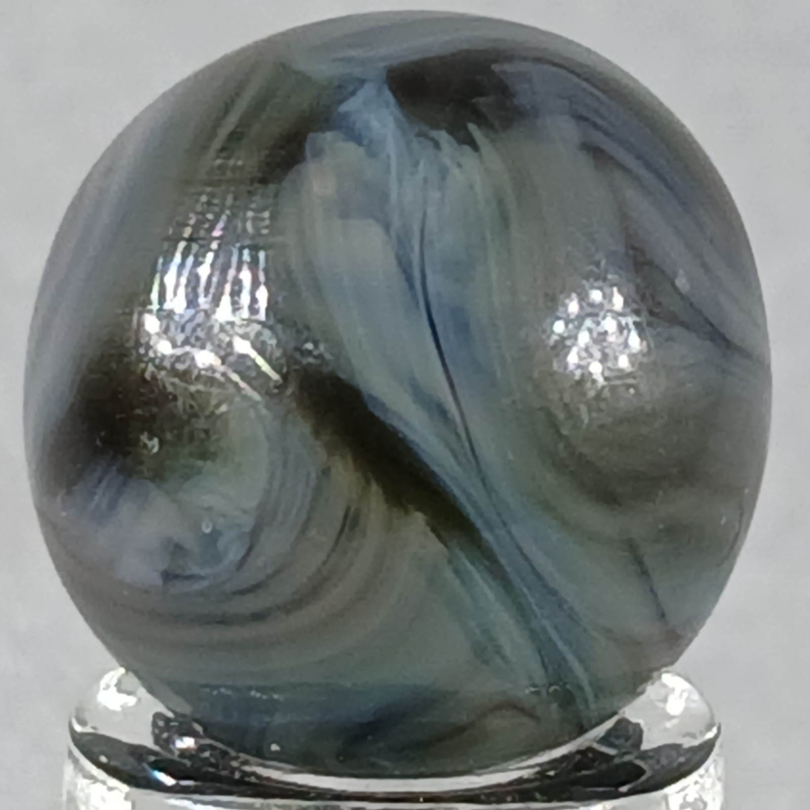 Vintage Champion Swirl Marble .56 Inches Near-Mint Condition Combined Shipping