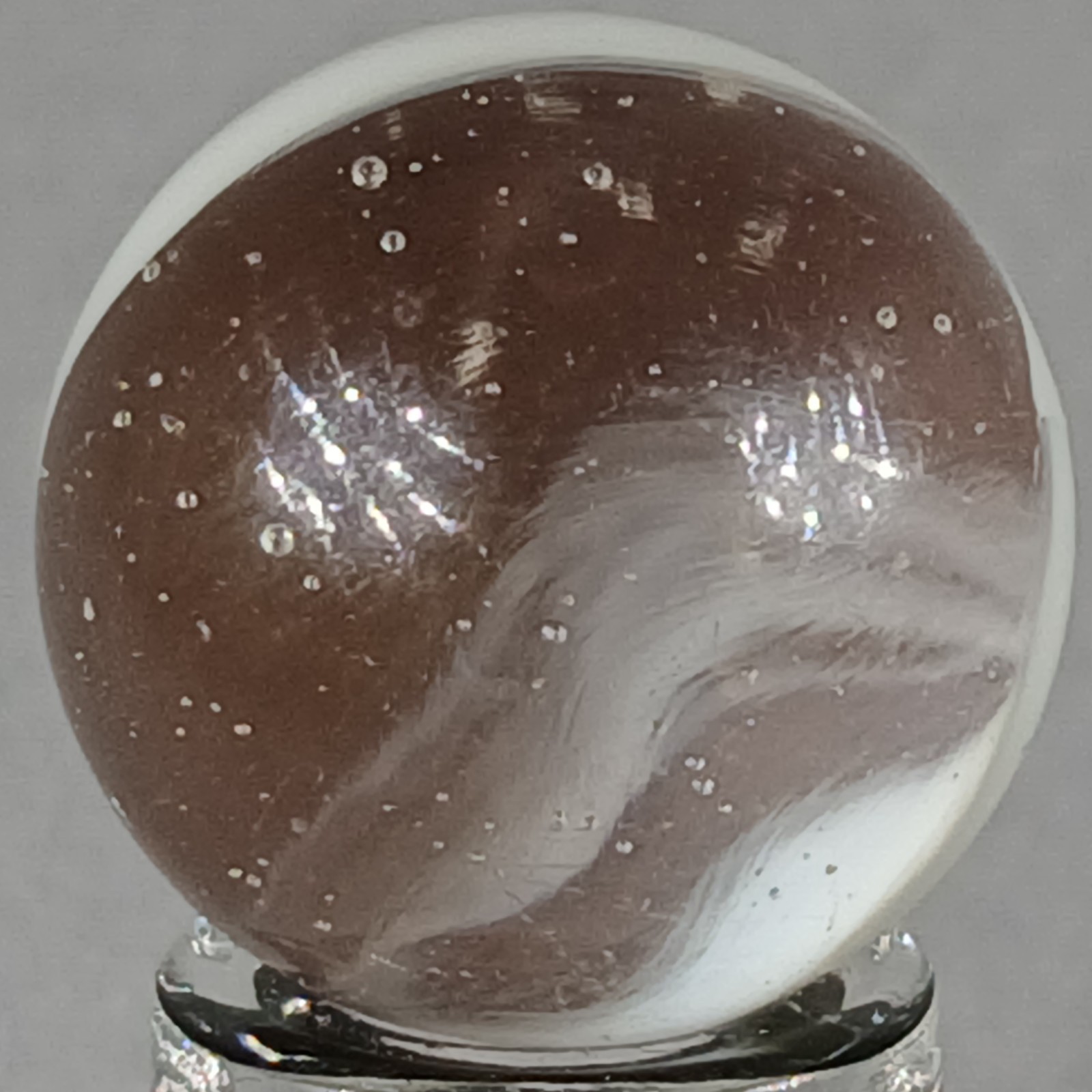 Vintage Vitro Conqueror Marble .62 Inches Near-Mint Condition