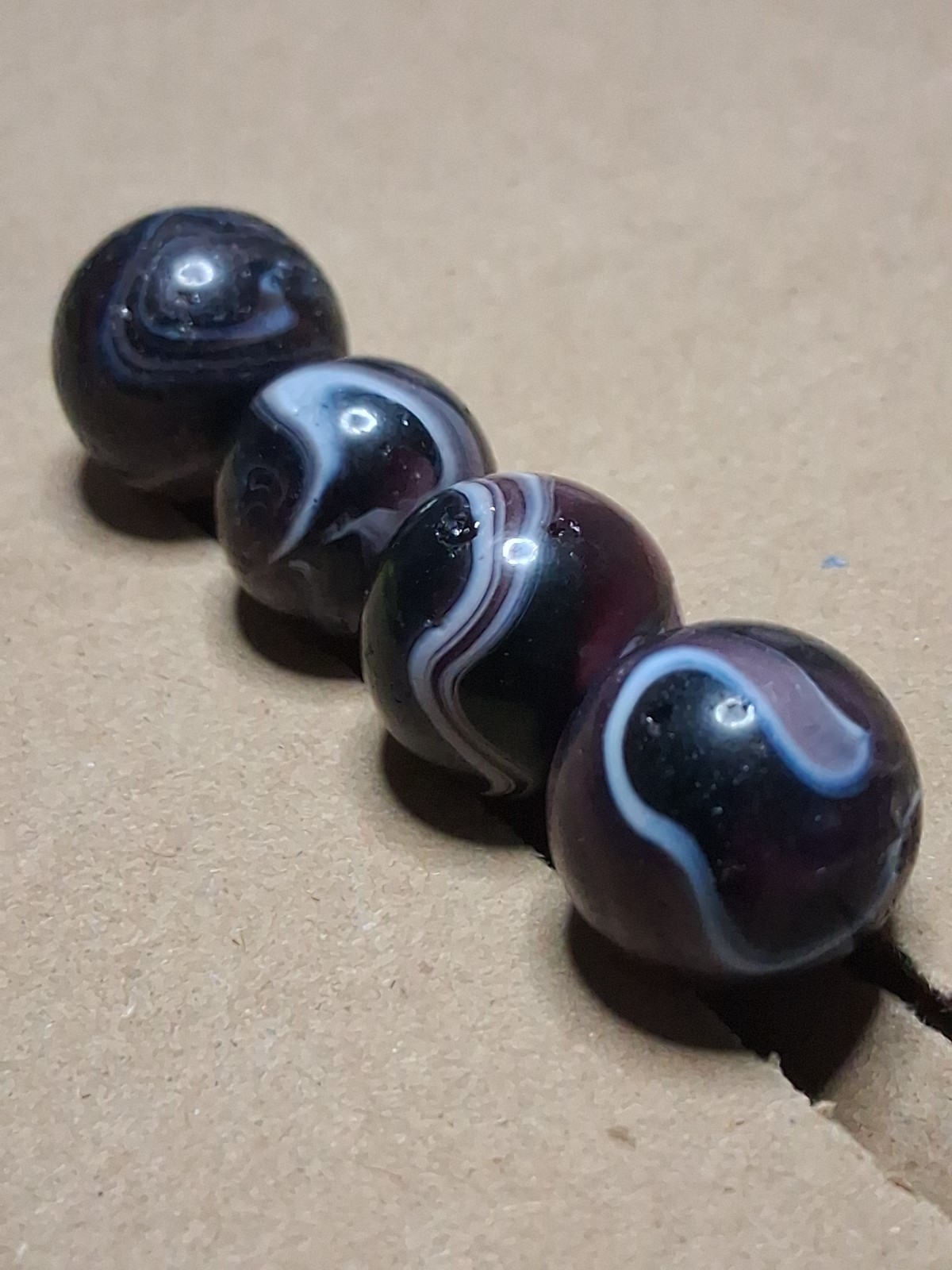 Lot Of 4 Purple Slags 1920s