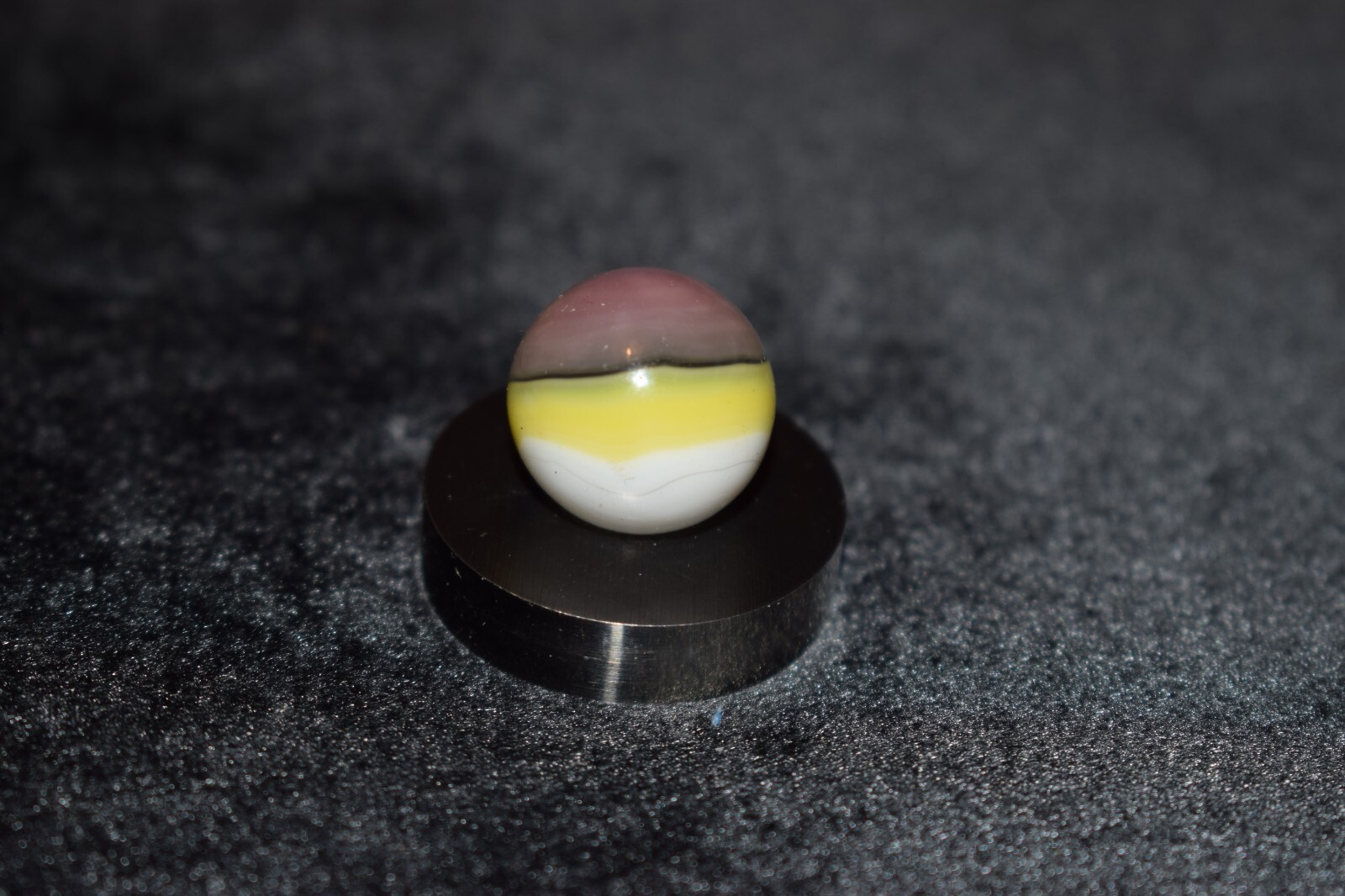 Vintage Vitro Agate Type 2 Tigers Eye Toy Marble Size .625″=5/8″=16mm Mint