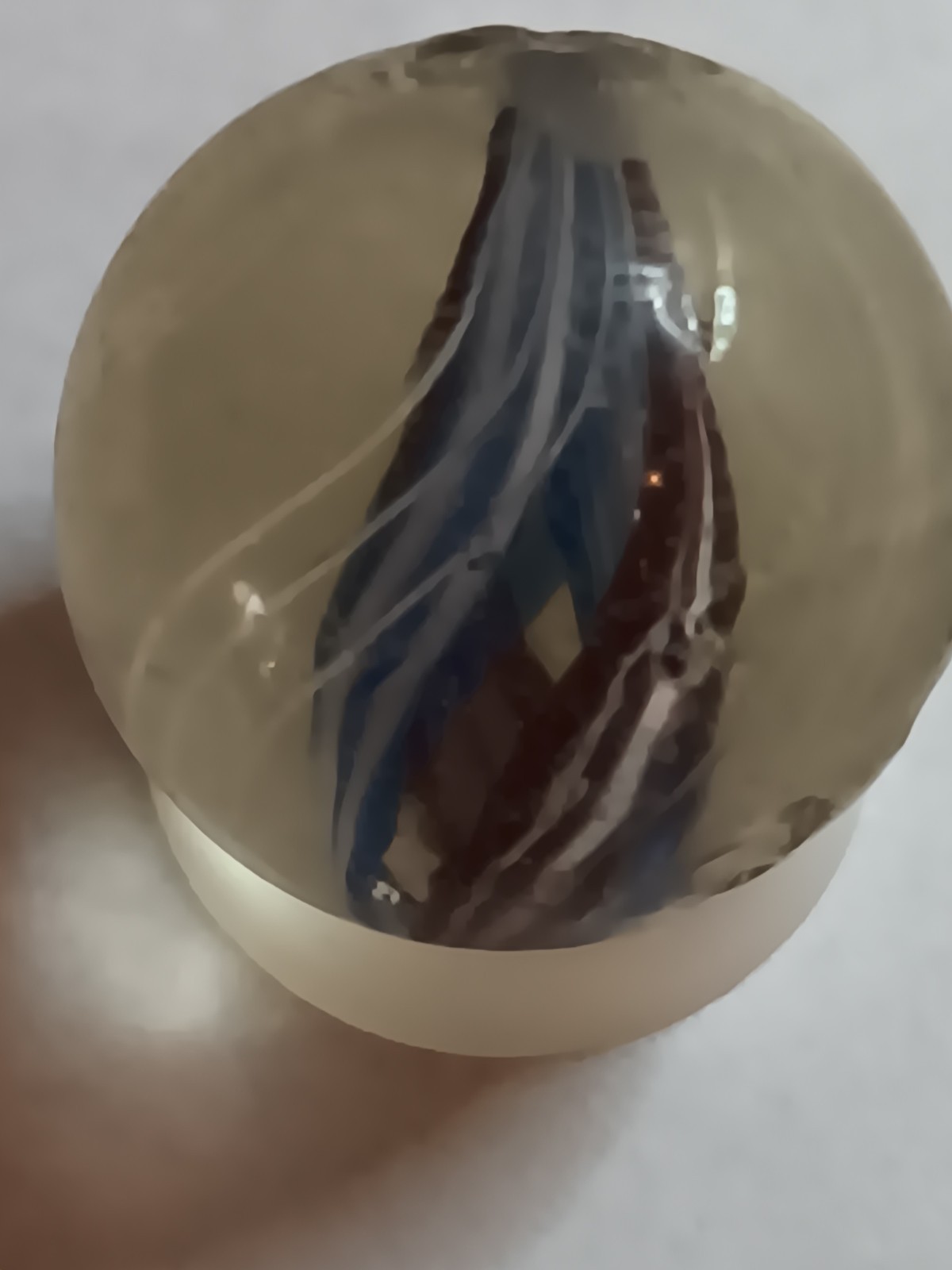 Handmade German marble vintage. size .77 inches