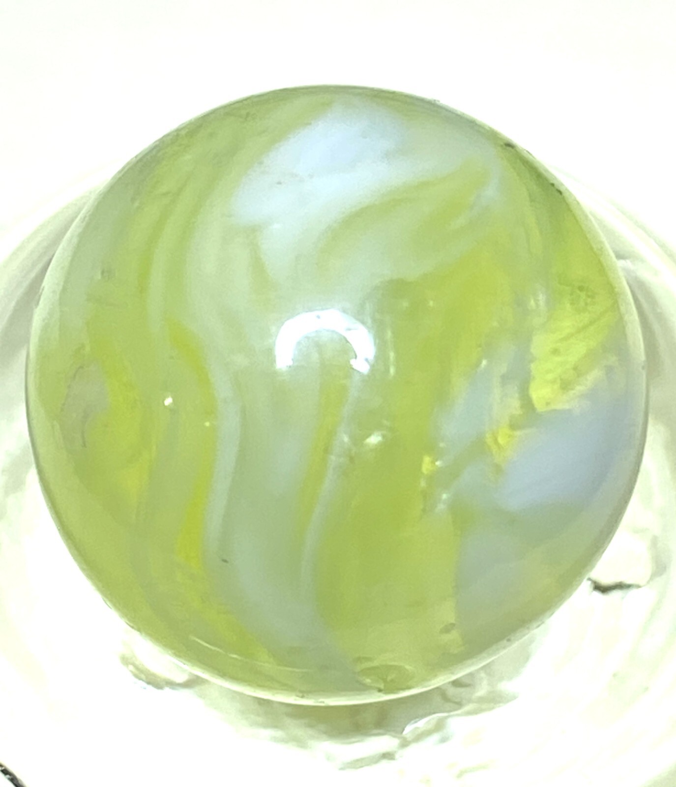RARE CAC OR LIMEADE SLAG SMALL HIT MARK URANIUM GLOW UV SHOOTER .68″ M632