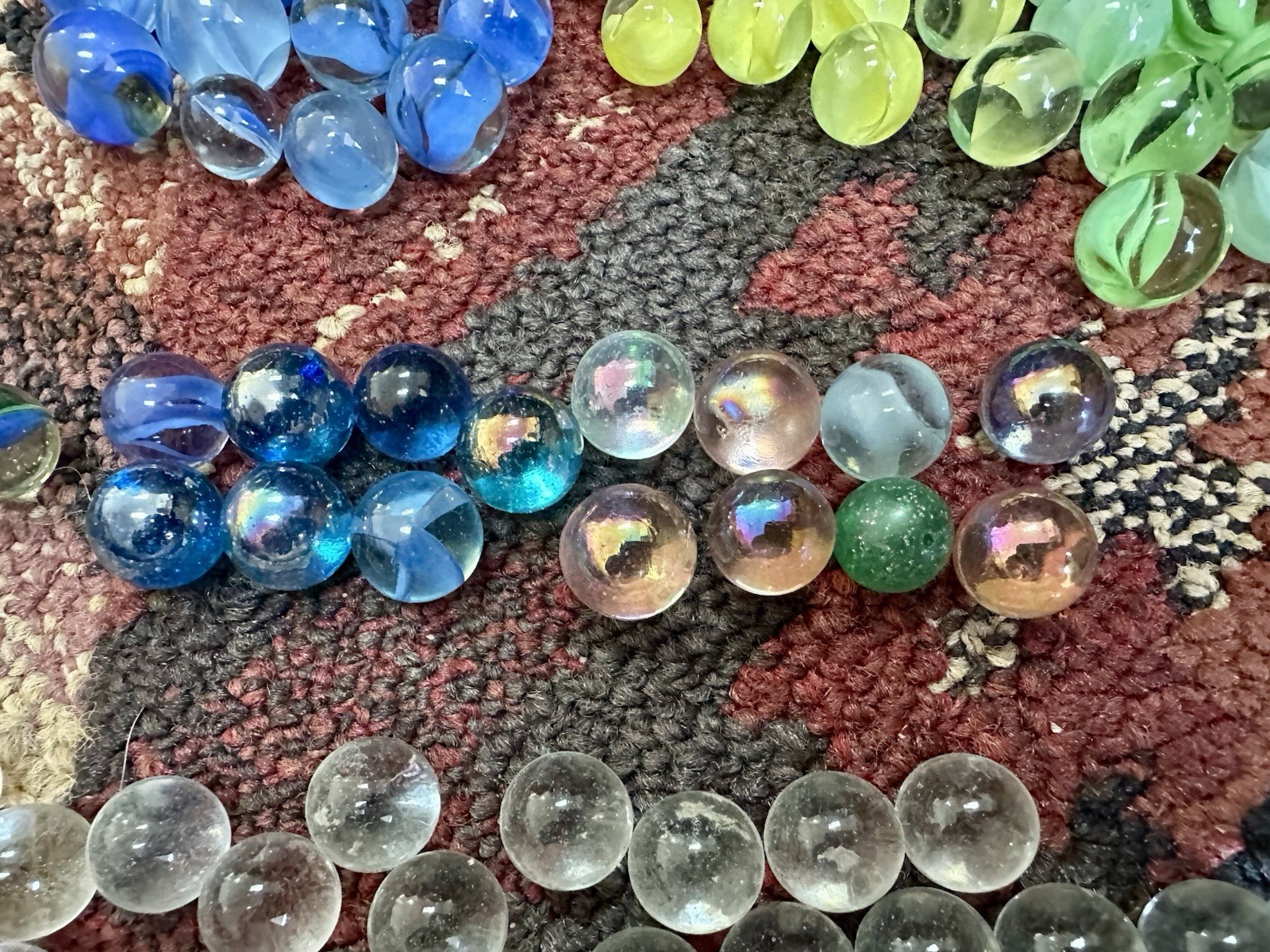 Antique & Vintage Mixed Marble Lot 150+ Marbles Great Old Collection