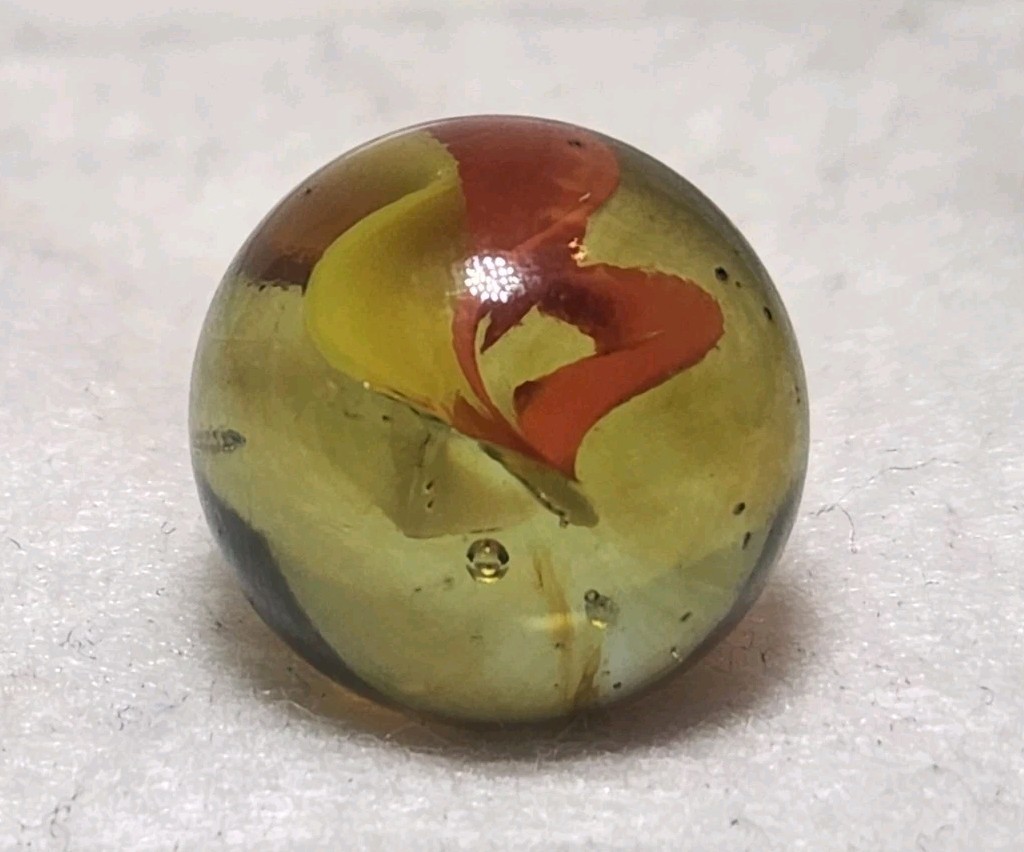 VACOR DE MEXICO ‘Tri-Color Cat’s Eye’ .62″ Vintage Marble