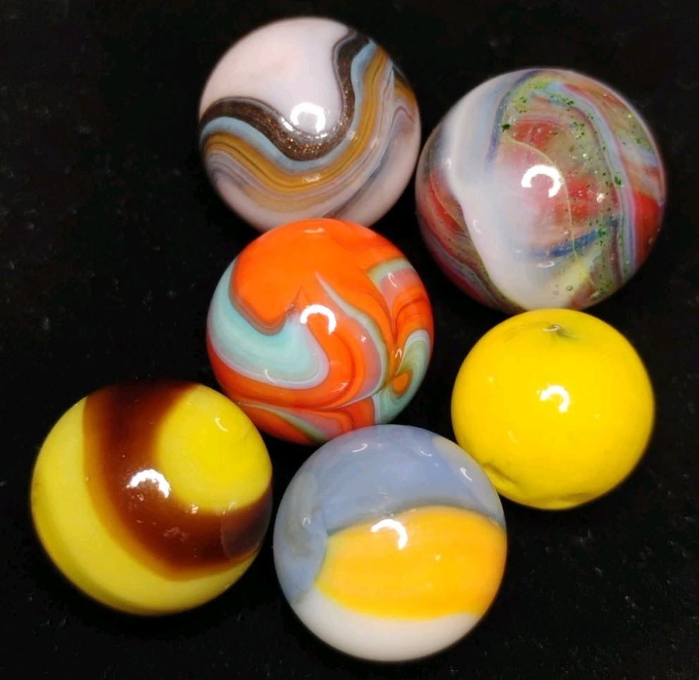 .72″-.54″ VINTAGE/MODERN MARBLES LOT🔥MINT/NM+