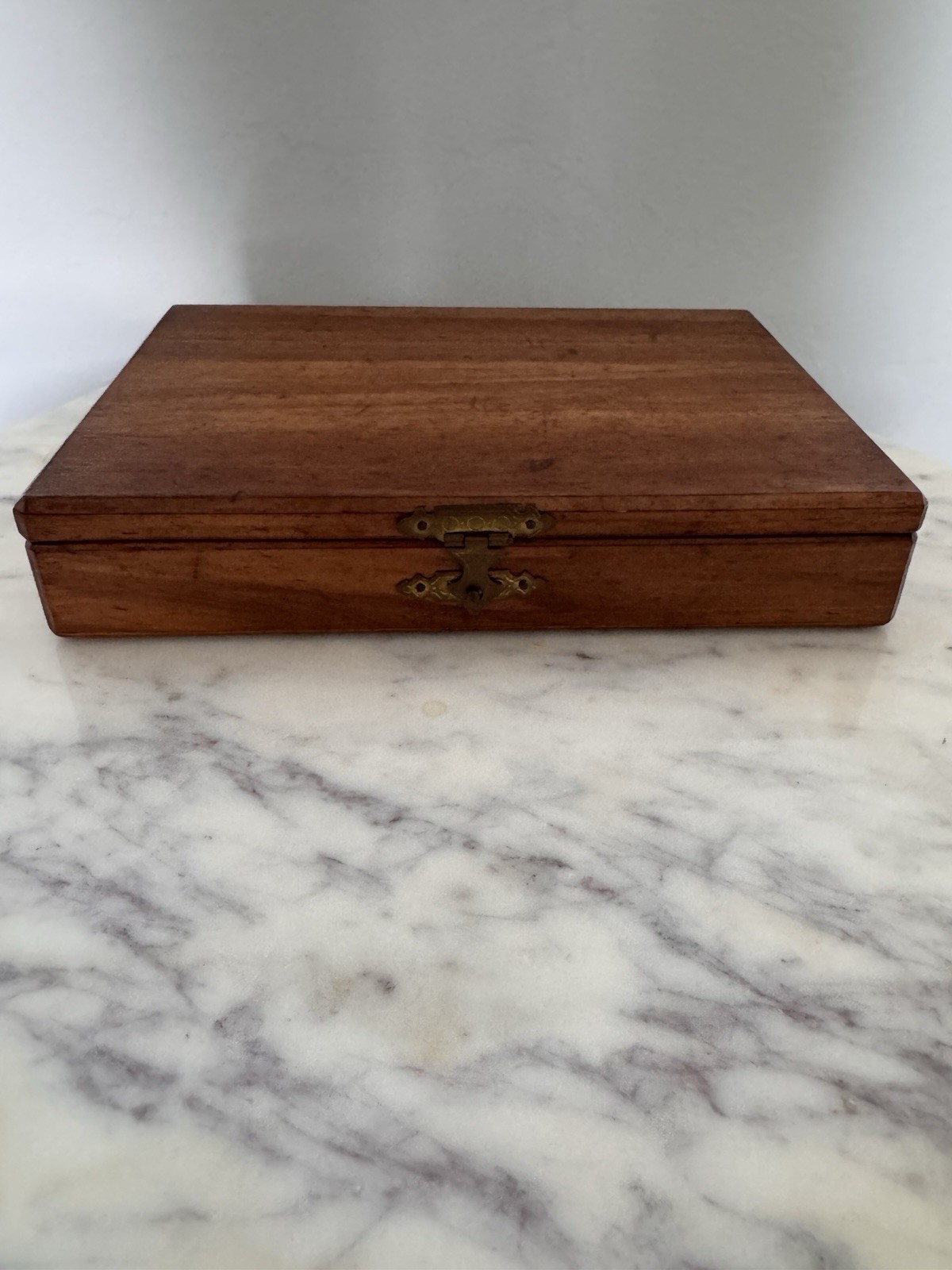 Antique Marble Set In Original Box
